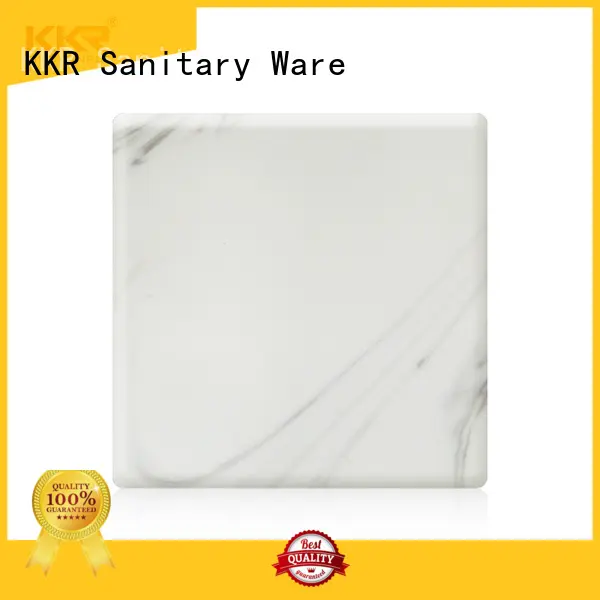 resin acrylic solid surface sheet black for indoors KingKonree 1