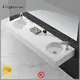 marble square wall hung basin double for home KingKonree 1
