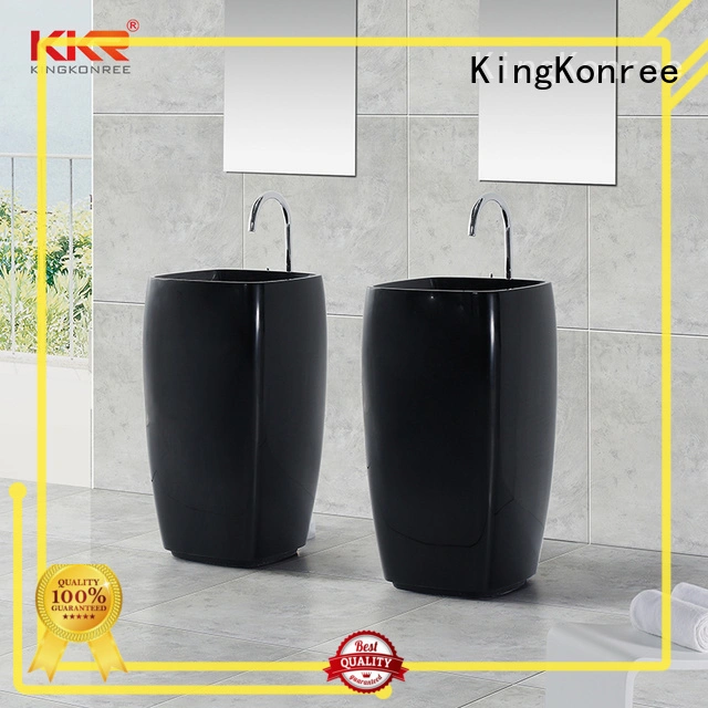 freestanding vanity basins marble for home KingKonree 1