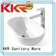 white above counter vessel sink sanitary ware for room KingKonree 1