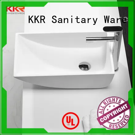 KingKonree pure above counter sink bowl customized for restaurant 1