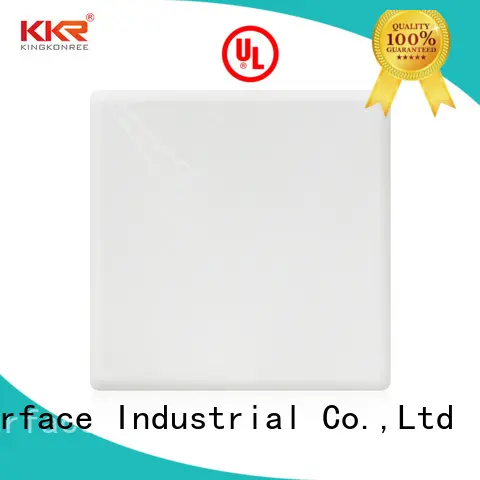 grey acrylic solid surface sheet manufacturer for indoors KingKonree 1