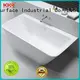 KingKonree hot-sale freestanding deep soaking tub resin for hotel 1
