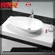 black above counter vessel sink at discount for restaurant 1