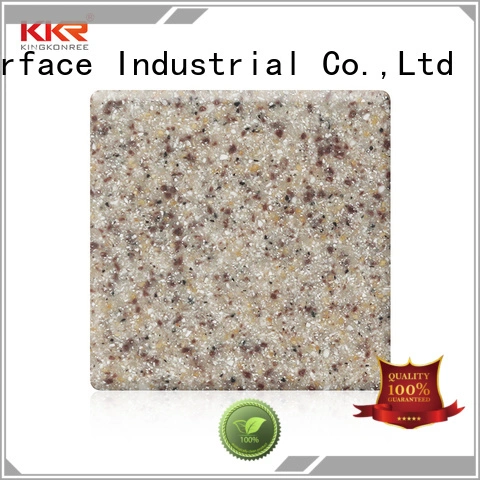 thick solid surface sheet suppliers design for hotel KingKonree 1