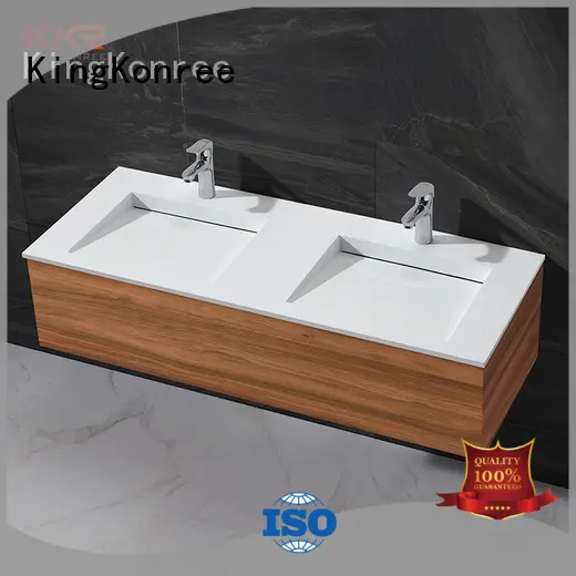 rectangular wash basin white for toilet KingKonree 1