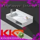 KingKonree wall hung small wall mounted basin white for bathroom 1