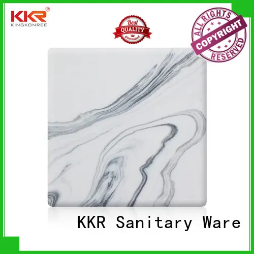 modified acrylic solid surface sheet design for hotel 1