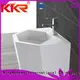 solid free standing sink bowl customized for bathroom KingKonree 1
