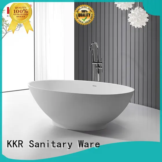 man made stone bathtub marble for shower room KingKonree 1