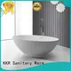 man made stone bathtub marble for shower room KingKonree 1