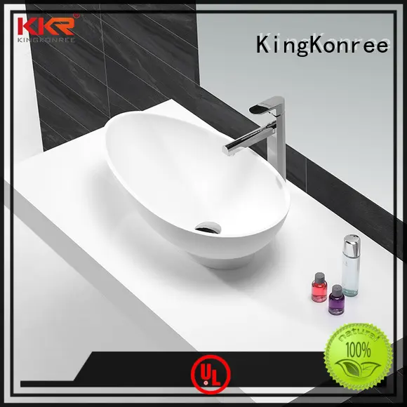above counter lavatory sink black for restaurant KingKonree 1
