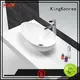 above counter lavatory sink black for restaurant KingKonree 1