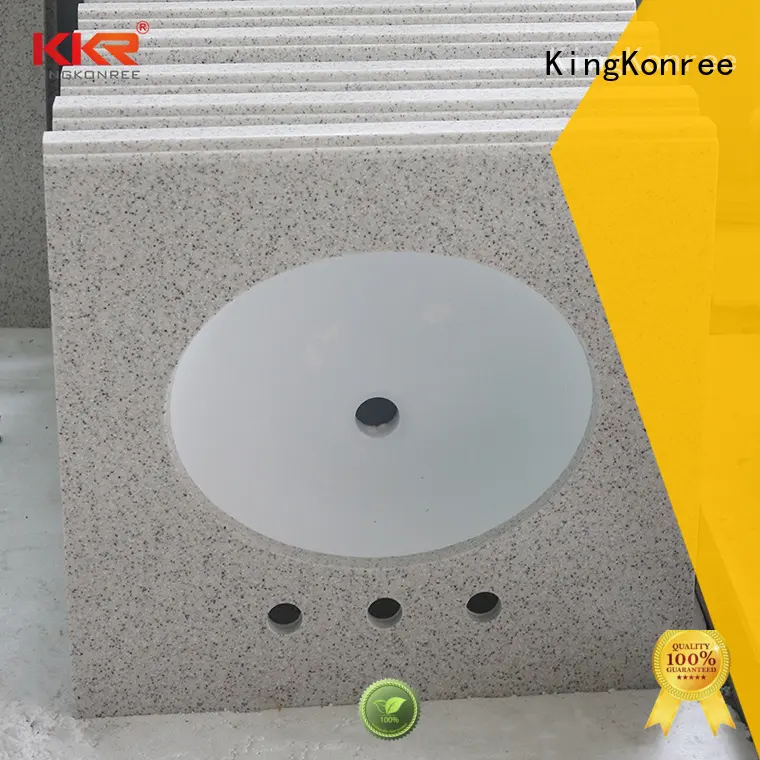 back splash solid stone countertops under-mount for home KingKonree 1