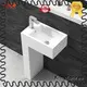 solid surface basin round for bathroom KingKonree 1