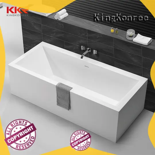 sanitary ware suppliers black fot bathtub KingKonree 1