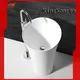 high-quality solid surface basin best material for bathroom KingKonree 1