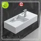 High Quality Gel-coat Stone Resin Solid Surface Wall Hang Basin KKR-1364 1