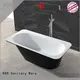 Black outside and white inside resin stone solid surface free standing bathtub KKR-B024 1