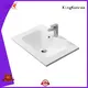 Sanitary ware luxurious solid surface cabinet basin KKR-1523 1