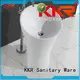 Solid surface modern fancy unique bathroom freestanding wash basin KKR-1394 1
