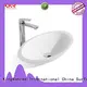 KKR Egg shape acrylic solid surface countertop wash basin KKR-1301 1