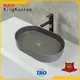 New Design High Quality Black Outside White Inside Above Counter Wash Basin KKR-1057 1