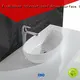 White Marble Acrylic Solid Surface Above Counter Vessel Sink KKR-1307 1
