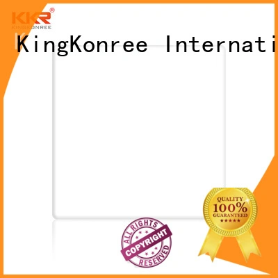 Pure White Modified Acrylic Solid Surface Sheet KKR-M1700 1