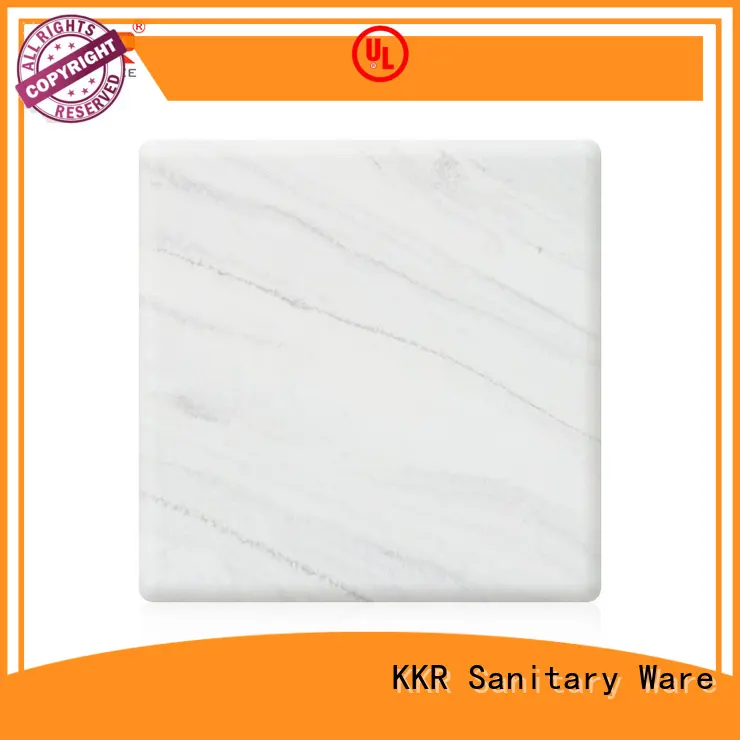 Marble Color Pure Acrylic Solid Surface Sheets KKR-M6805 1