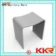 Best-selling Acrylic Solid Surface Bathroom Stool With Kinds Of Color For Choice KKR-Stool-B 1