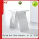 Design White Acrylic Solid Surface Bathroom Stool KKR-Stool-A 1