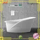 Modern Artificial Marble Acrylic Solid Surface Freestanding Bathtub KKR-B028 1