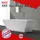 Rectangle Unique Design Polymarble Acrylic Solid Surface Freestanding Soaking Bathtub KKR-B052 1