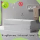 Modern Design Acrylic Resin Stone Solid Surface Freestand Bath Tub KKR-B085 1