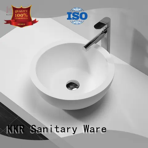 KingKonree white above counter vanity basin supplier for restaurant 1