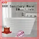 KingKonree marble freestanding soaking bathtub custom 1