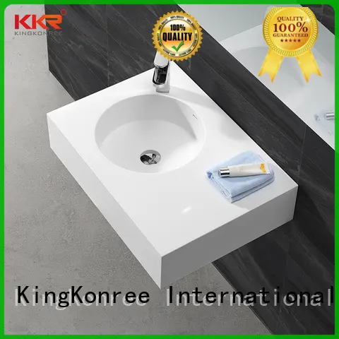 KingKonree white wall mounted cloakroom basin for toilet 1
