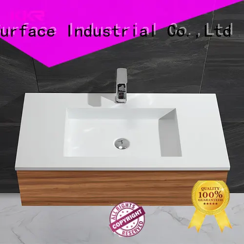 straight small basin with cabinet sinks for bathroom KingKonree 1