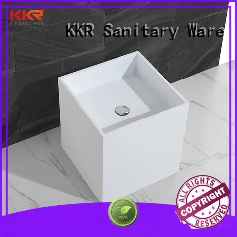 KingKonree height freestanding vanity sink factory price for home 1