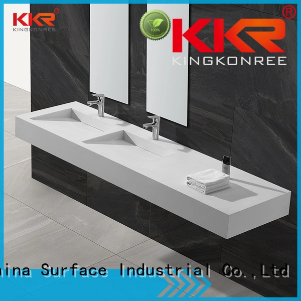 KingKonree royal small wall mounted wash basins for hotel 1