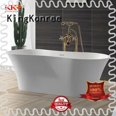 KingKonree overflow stand alone acrylic bathtubs for bathroom 1