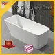 KingKonree marble stand alone soaking bathtubs for shower room 1