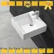 KingKonree wall hung vanity basin sink for toilet 1