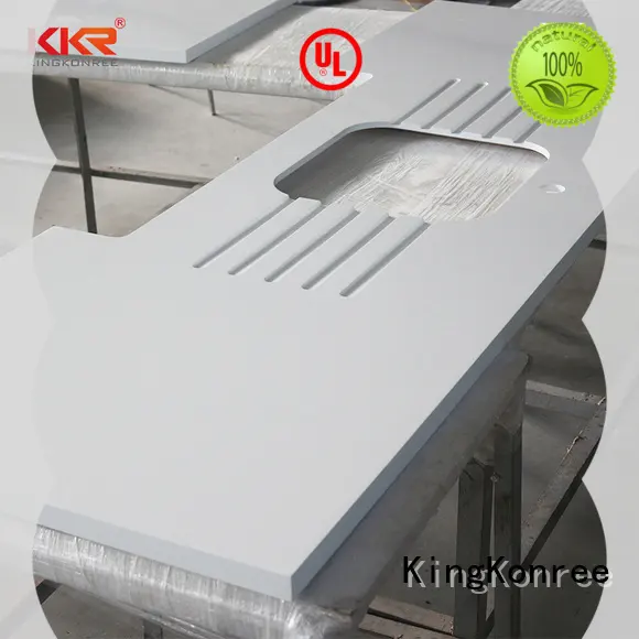 KingKonree quartz stone solid surface worktops supplier for hotel 1