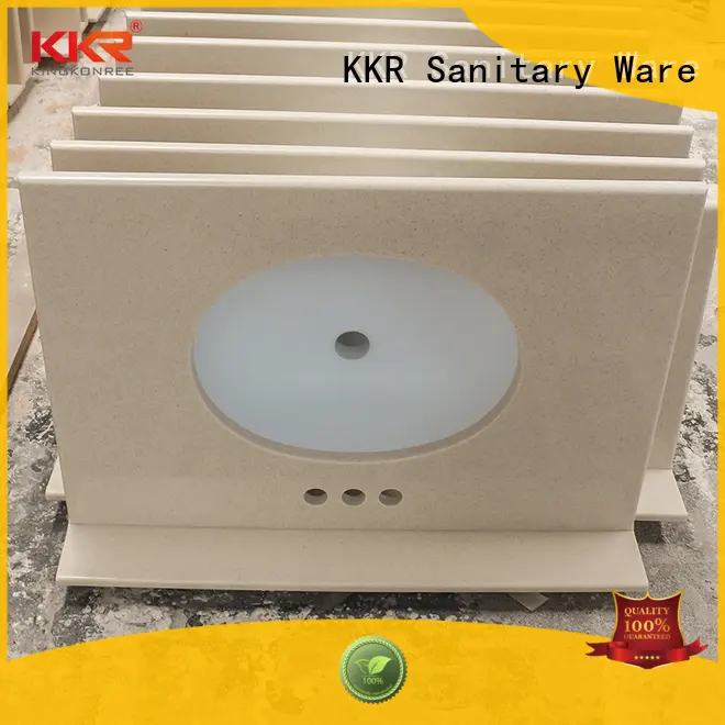 KingKonree custom vanity tops latest design for hotel 1