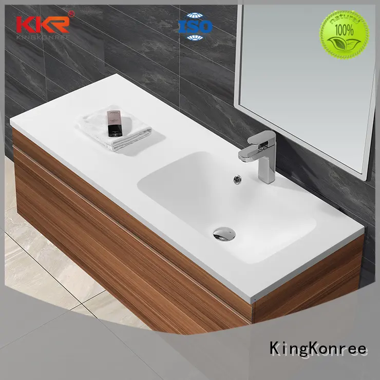KingKonree marble stylish wash basin sinks for motel 1