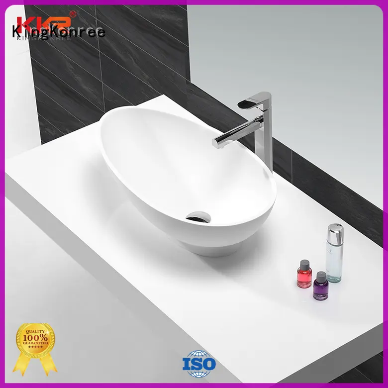 KingKonree durable above counter vanity basin supplier for restaurant 1