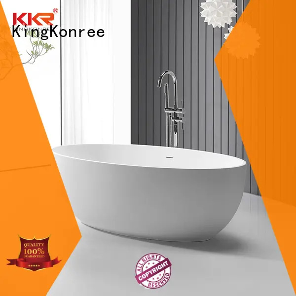 KingKonree finish large freestanding bath OEM for bathroom 1