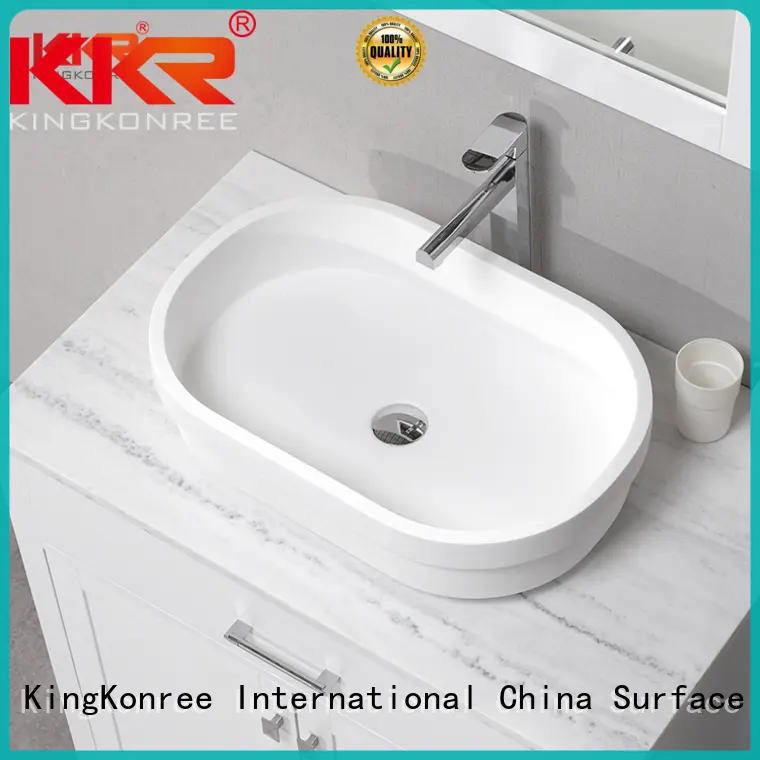 KingKonree durable small countertop basin manufacturer for room 1